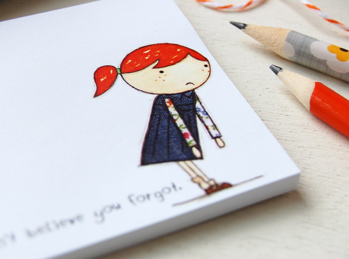 Clara Post-It Notes - Set of Three - Sticky Notes