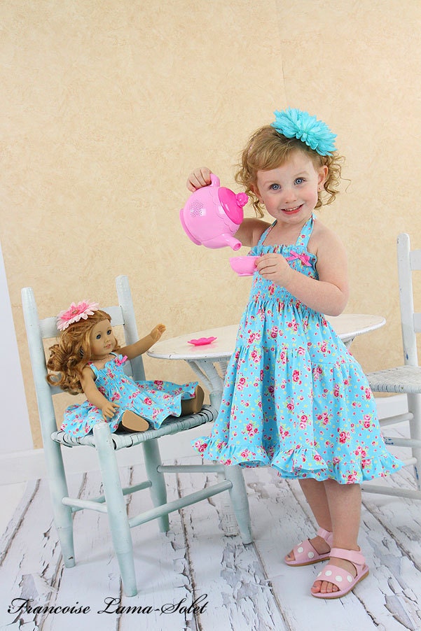 Petite Fleur Custom Tiered Twirl Dress Size 12 months to 12 yrs