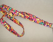 Jellybeans - handmade fabric lanyard