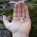 Micro Mini pink bunny rabbit by bear artist S Moog ONE INCH TALL quarter scale