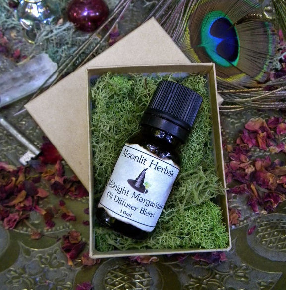 Midnight Margaritas Magickal Simmering Oil - 10ml Amber Bottle - A wicked blend of Coconut, Lime and Tequila - Practical Magic