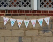 Hooray Banner - Sorbet on White
