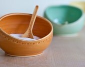 Salt Cellar and Spoon - color options - MADE TO ORDER