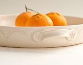 Serving Tray - Vanilla Cream - Stitch