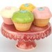 Small cake stand... you are special in red with flowers.