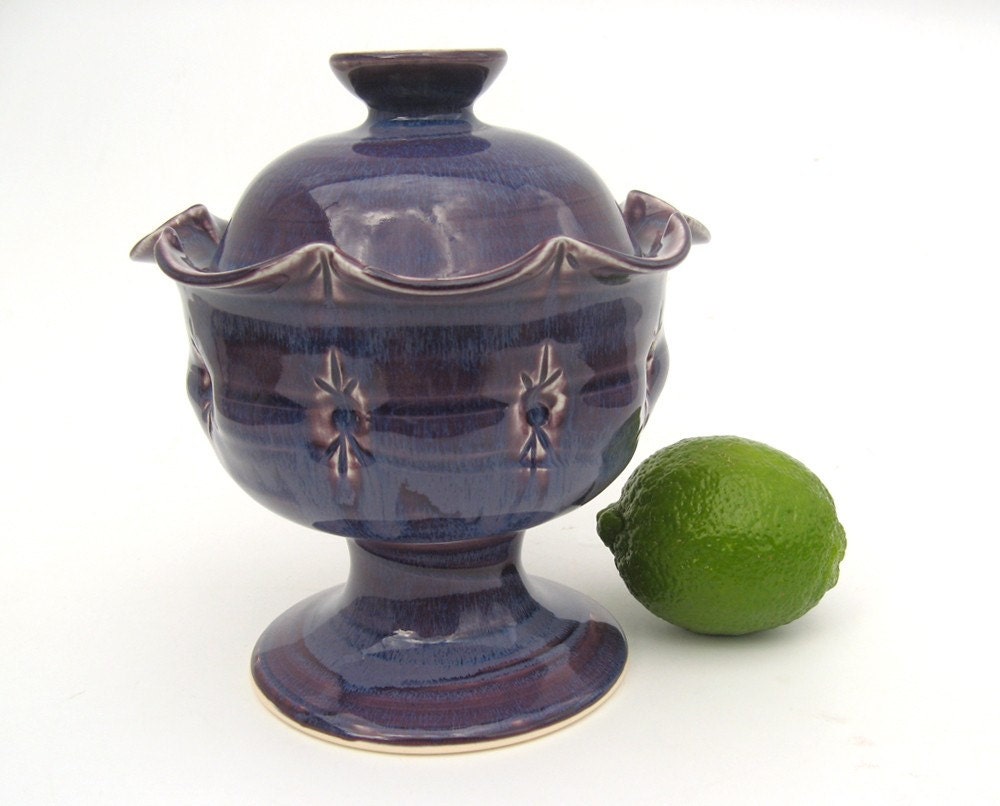 SALE - Candy jar... in purple.
