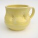 Dimple coffee mug... in sunny yellow.