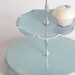Dessert Stand - 2 Tier - Aqua
