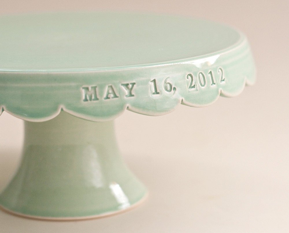 Custom Wedding Cake Stand - 7 inch - color options