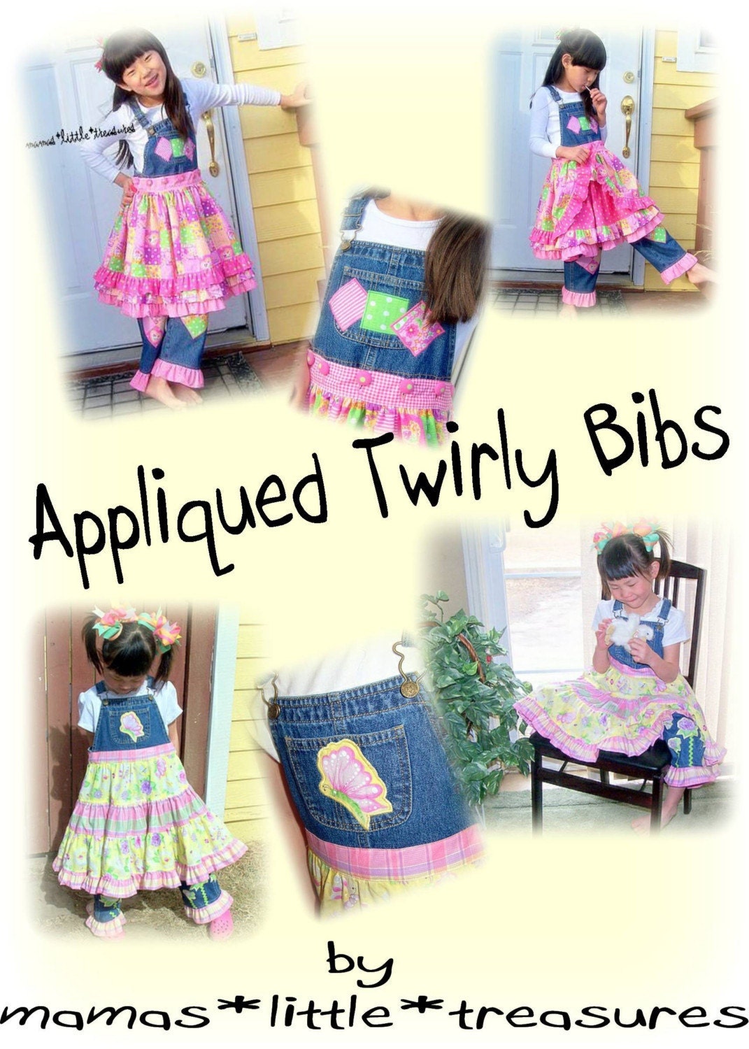 Twirly Bibs eBook pattern ON SALE 30% OFF