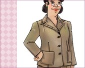 NVL 1940s Wartime Workwear Trifecta 44 bust PLUS SIZE