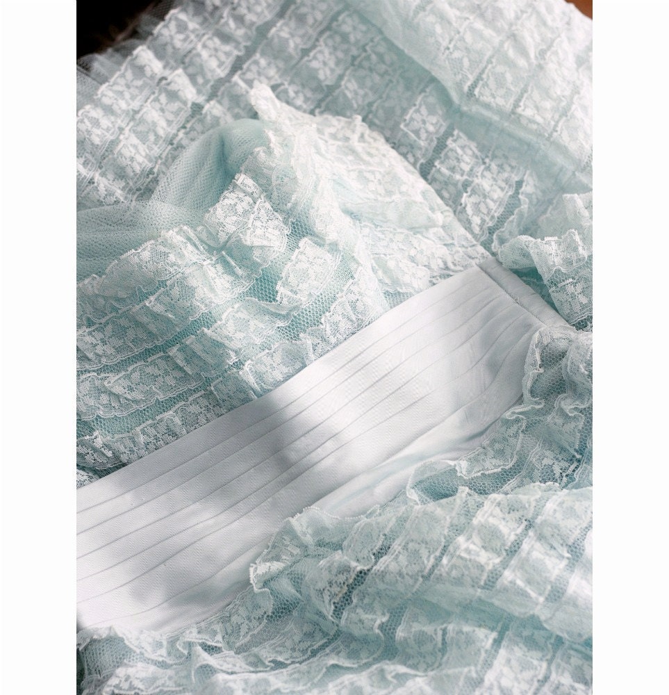 50s XS/S Powder Blue Peggy Sue Party GOWN