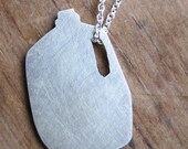 MILK JUG sterling silver necklace