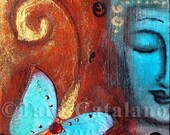 The Present Moment - 11" x 14" Canvas Print