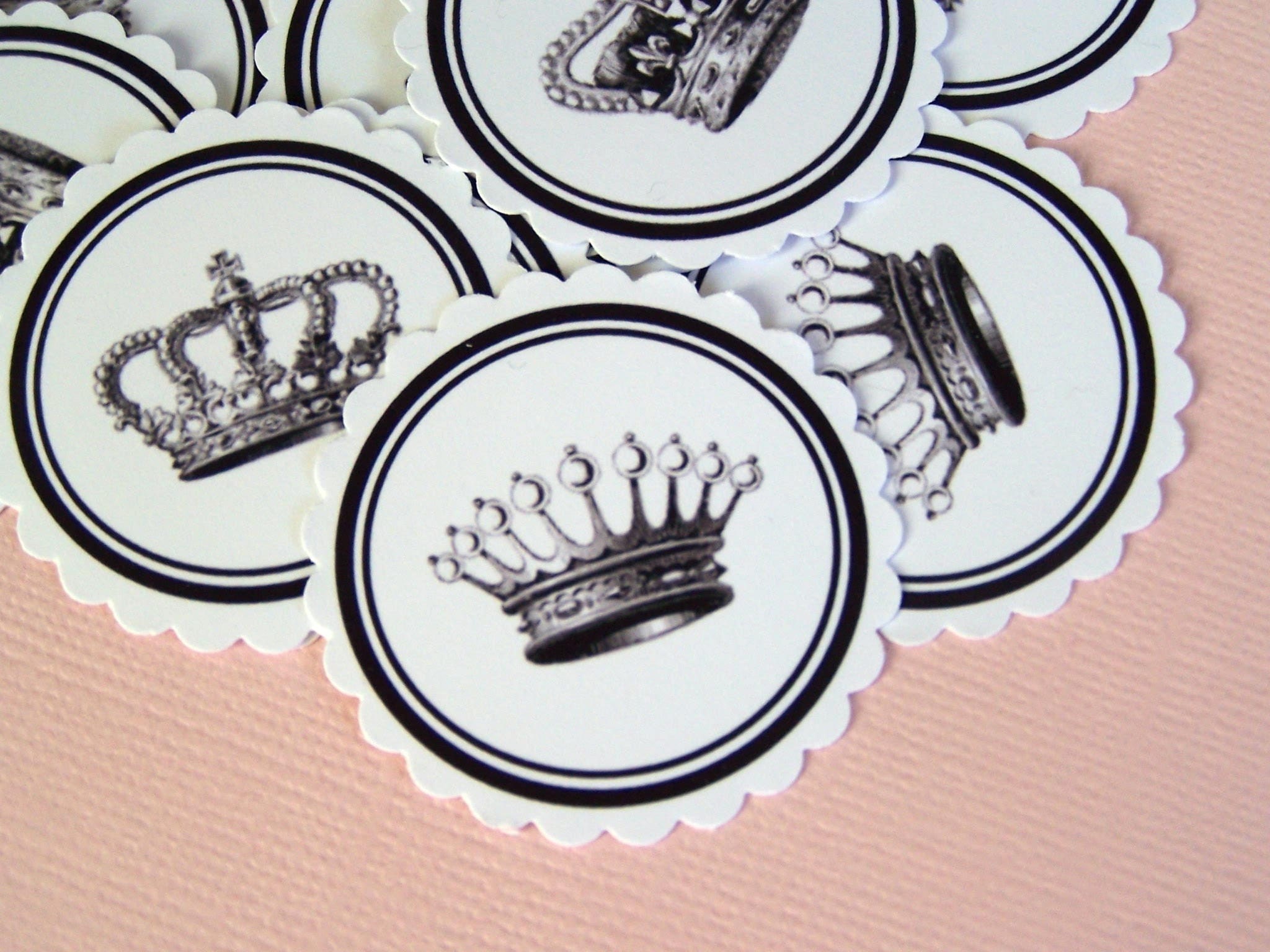 QUEEN BEE Crowns and Coronets Tags