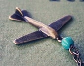 Airplane necklace