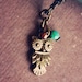 The Little Brass Owl Necklace