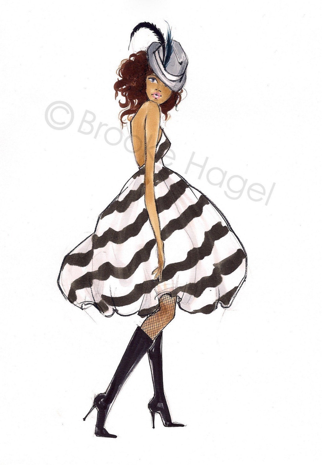 Mystie-Fashion Ilustration-Print