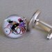 Olympic Stamp Bicycle Cufflinks Sterling Silver Bicycles from Portugal 1992 Last Pair