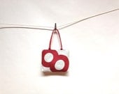 Red Number 8 Upcycled Sail Purse