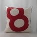 Recycled Sail Throw Pillow - Blue number 8