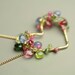 Tourmaline and Tanzanite Gem Encrusted Heart Necklace