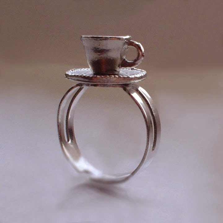 Miniature Tea Cup Ring