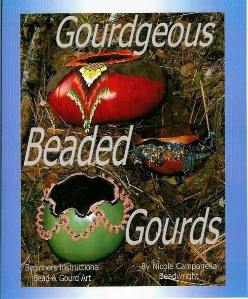 Beaded Gourd Book by Nicole Campanella