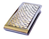 Silver Metallic Snakeskin Money Clip - by UNEARTHED