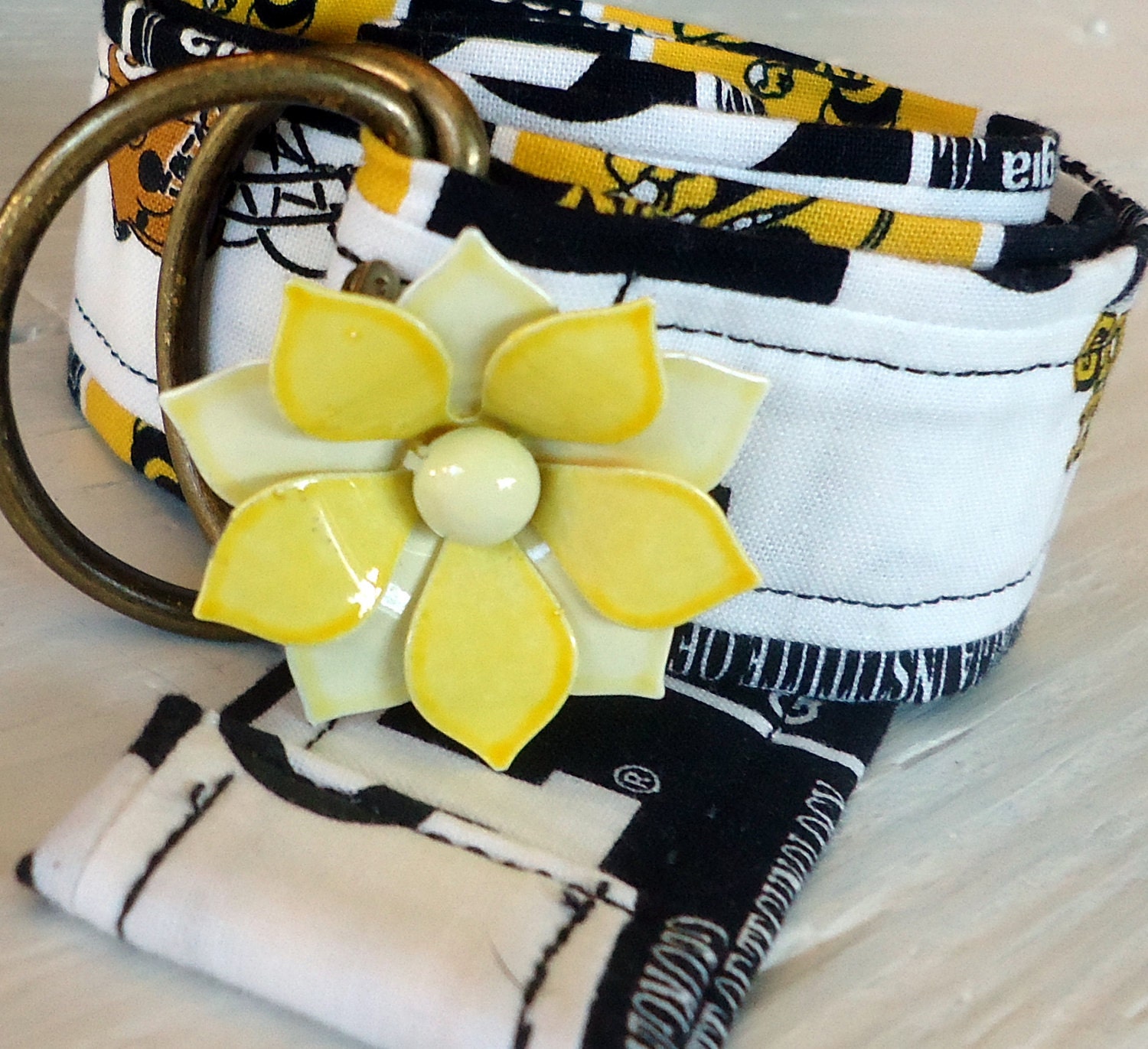 Half Price Sale Girls Georgia Tech Flower Power Belt