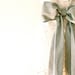 silver wedding sash, vintage inspired wedding, dress sash
