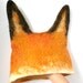 Fox Hat - Hand Felted Wool - Size Medium / Large