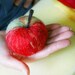 PDF Tutorial for a needle felted Apple - guide how to make - step by step instruction
