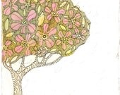 tree of life... a 4 x 7 inch archival small print