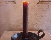Reserved for TafferGarrett.....Simple Metal Candlestick Holder