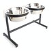Modern Large Dog Bowl Holder Elevated Dog Feeder Custom Dog Bowl Metal Dog Feeder Macho Dog Dish