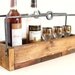 Rustic Wood Wine Caddy Beer Carrier Wood Storage Box Reclaimed Organizer Box Wine Tray Planter Box Woodland Wedding Decor Tabletop Display