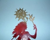 Fairy of Fire Bookmark, Papercutting
