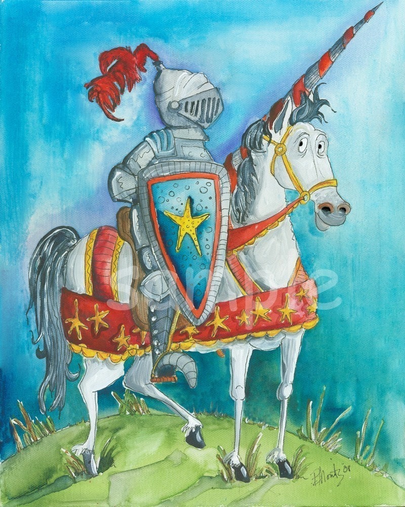Knight - Kids wall art 8x10 print