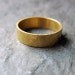 22k yellow gold wedding band, rustic texture, 5mm wide, size 8 made to order, modern tribal
