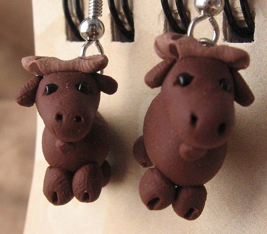 moose earrings