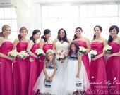 Flower Girl Dress Damask