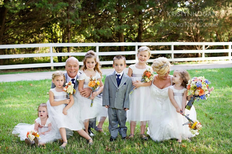 Flower Girl Dress . Vintage Inspired