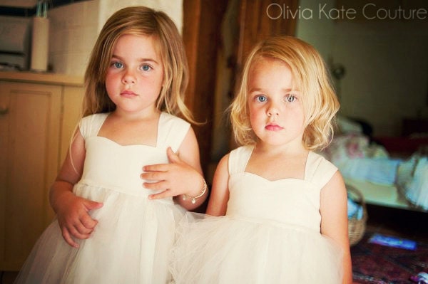 Flower Girl Dress Navy 6 7 8