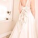 Aster Eco Silk/Hemp Wedding Gown, Cut Petal Motif