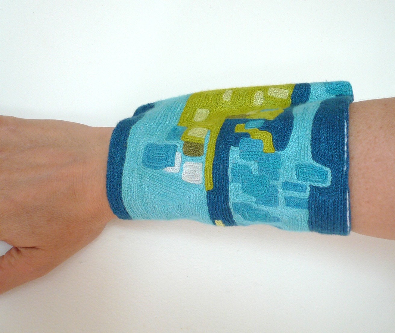 light blue bracelet