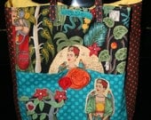 Frida Kahlo MEXICAN Vintage Style Slouchy Backpack CUSTOM