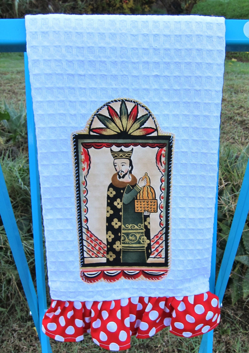 Los REYES Magos KINGS Holiday Kitchen Towel CUSTOM