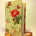 Diary journal, writing journal, travel journal, notebook, handmade, lined paper for writing, memories, Flowers book, lined journal
