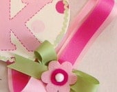 Girls Round Personalized Hairbow Holders